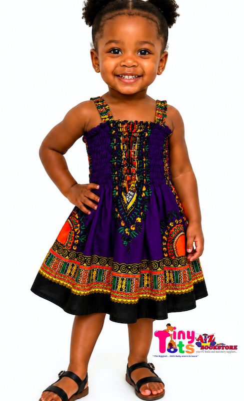 Toddler Dashiki dress sleeveless
